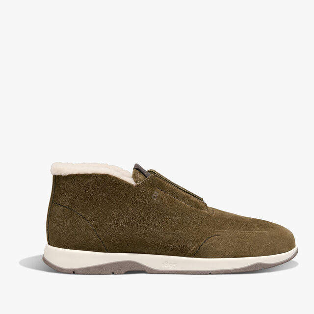 Echappée Suede Slip On, LIGHT KAKI, hi-res 1