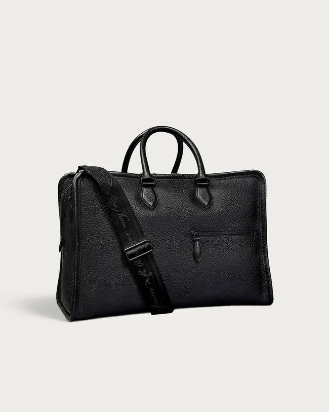 Overnight Travel Bag, Deep Black, hi-res