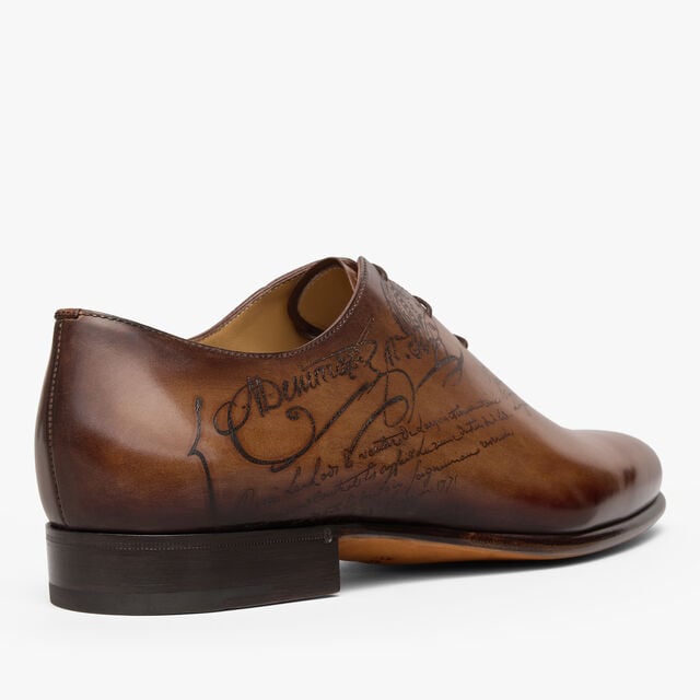 Alessandro Galet Scritto Leather Oxford, TOBACCO BIS, hi-res 5