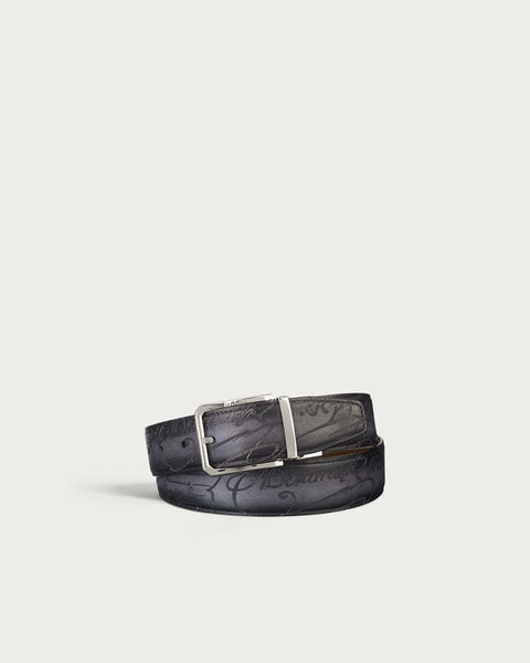 Versatile Reversible Belt, Tobacco Bis & Nero, hi-res