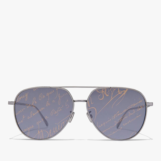 Glint Metal Sunglasses, BLACK GOLD + SCRITTO GOLD, hi-res 1