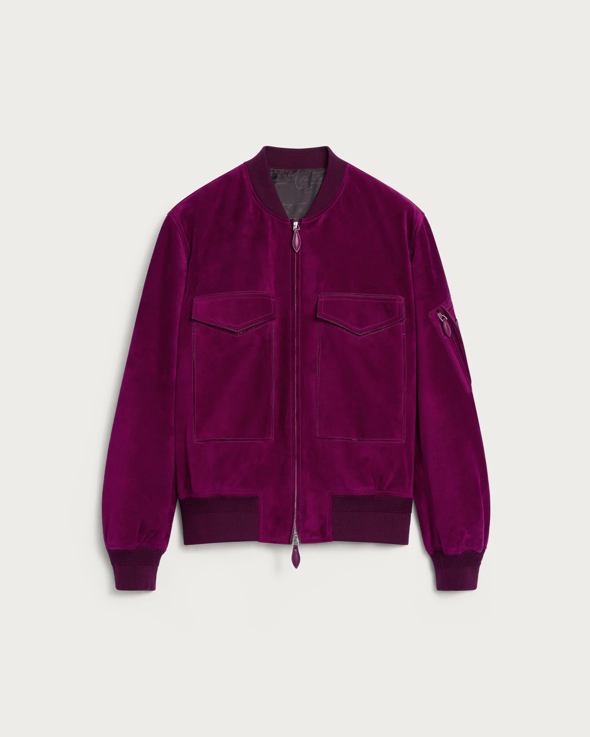 Bomber Jacket, Purple Fushia, hi-res