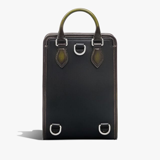 Premier Jour Gulliver Scritto Leather Messenger, NERO CAVIAR, hi-res 3