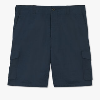 棉质Scritto工装短裤, ATLANTIC BLUE, hi-res