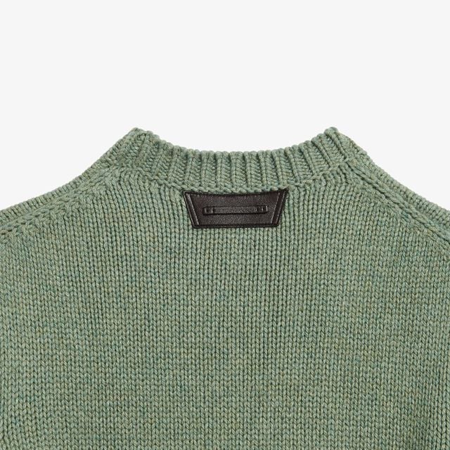 Classic Cashmere Crewneck, DRY MOSS, hi-res 7