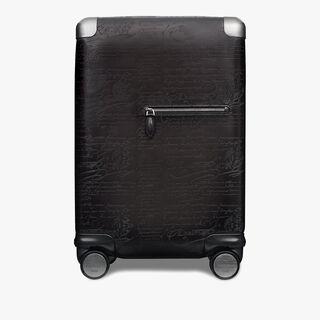 Formula 1005 Scritto Leather Rolling Suitcase, NERO GRIGIO, hi-res