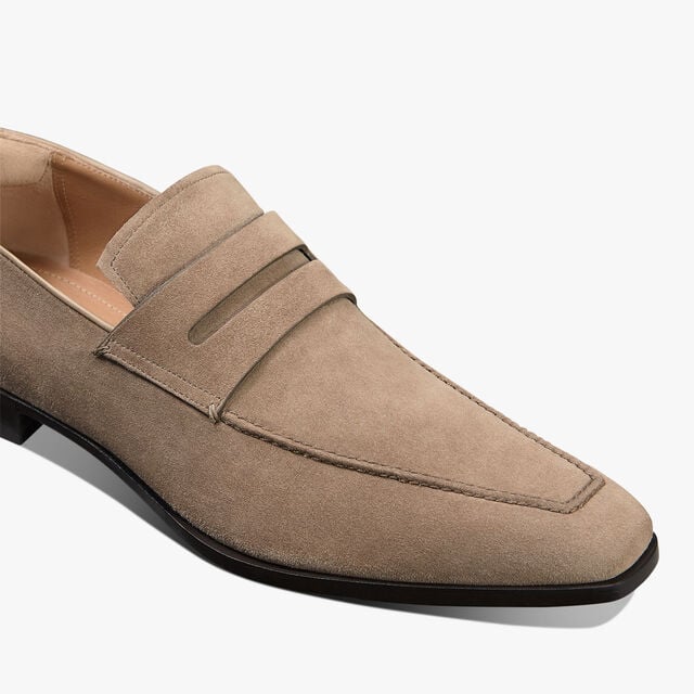 Andy Demesure Flex Camoscio Calf Leather Loafer, VISONE, hi-res 5