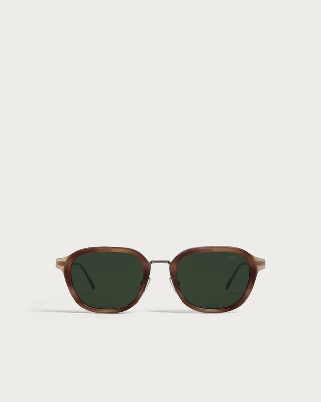 Equinox Sunglasses, Cacao & Green, hi-res