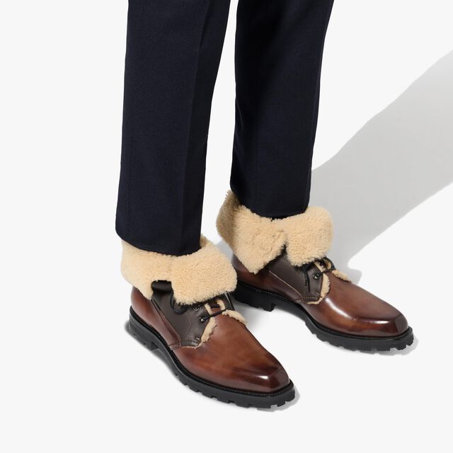 Ultima Shearling and Leather Boot, CACAO INTENSO, hi-res 8