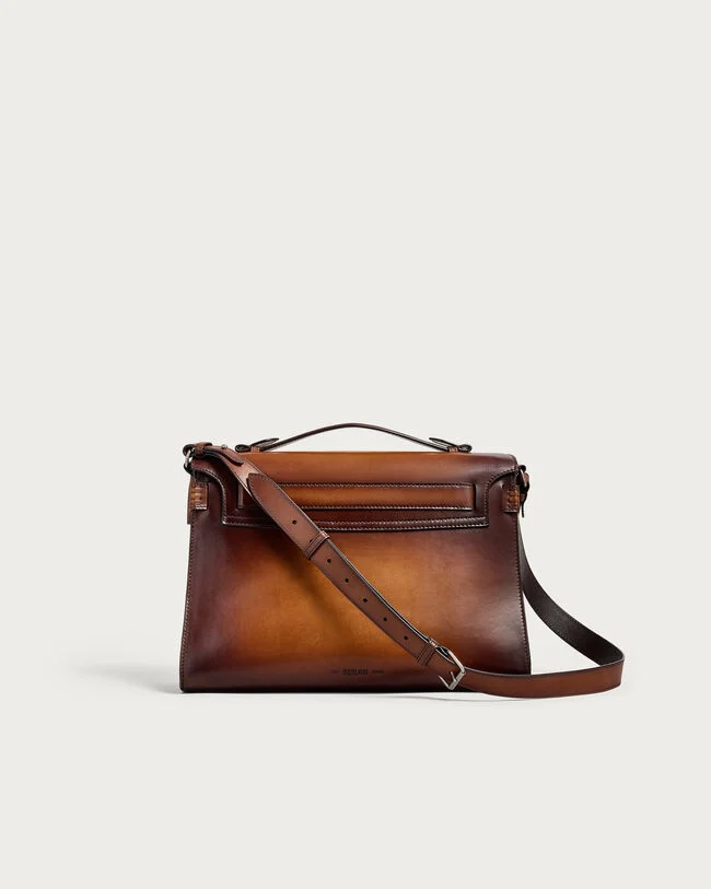 Andy Messenger Briefcase, Cacao Intenso, hi-res