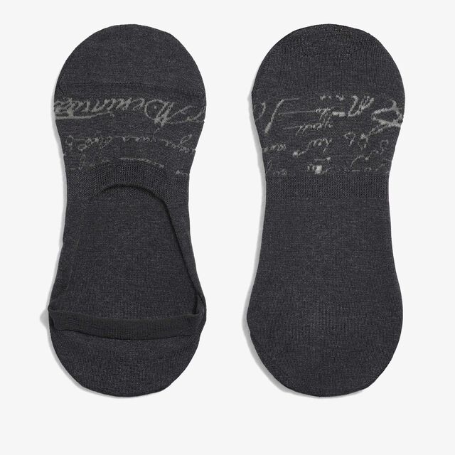 Shadow Cotton Ghost Socks, ANTHRACITE, hi-res 1