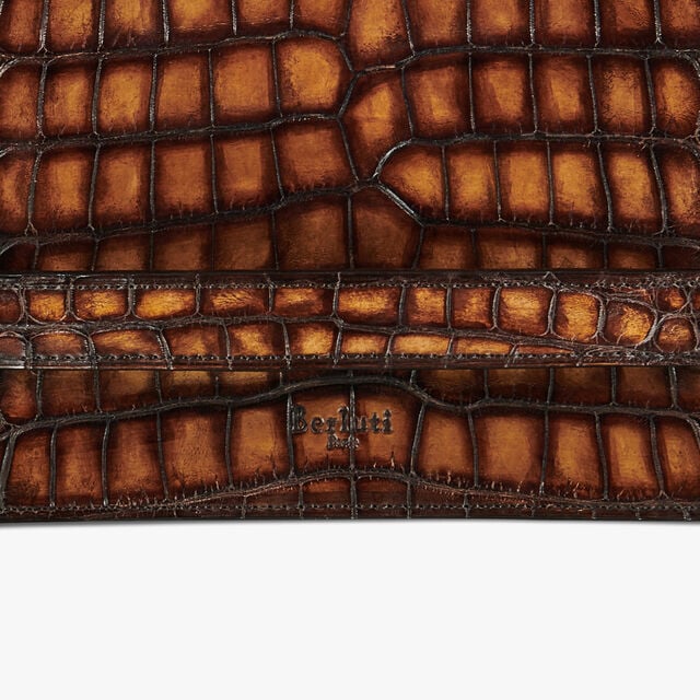 Tersio Alligator Leather Pouch, TOBACCO BIS, hi-res 5