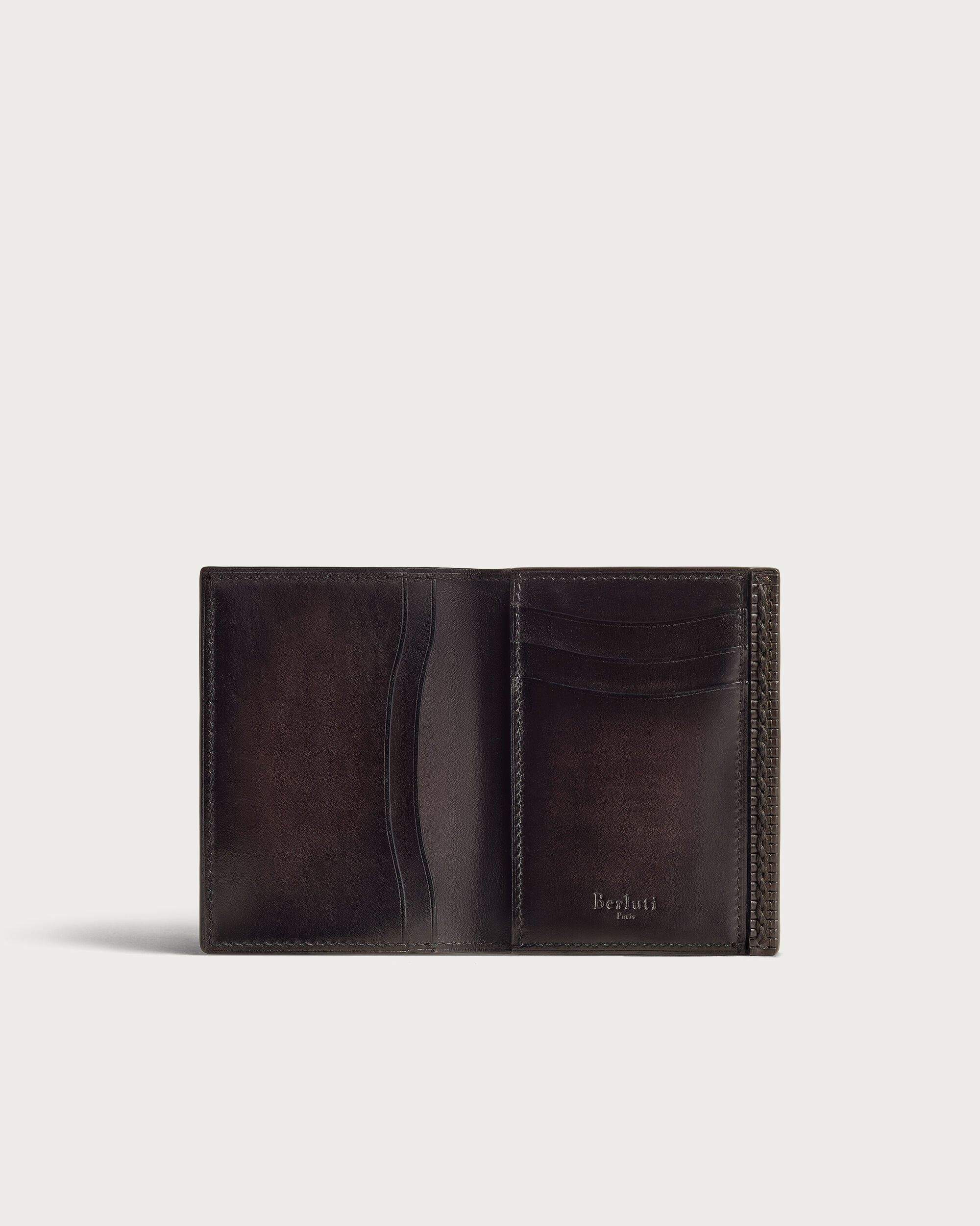 Jagua Luti Card Holder, Marrone & Nero, hi-res