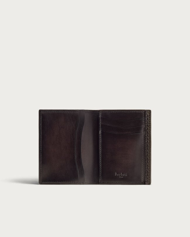 Jagua Luti Card Holder, Marrone & Nero, hi-res
