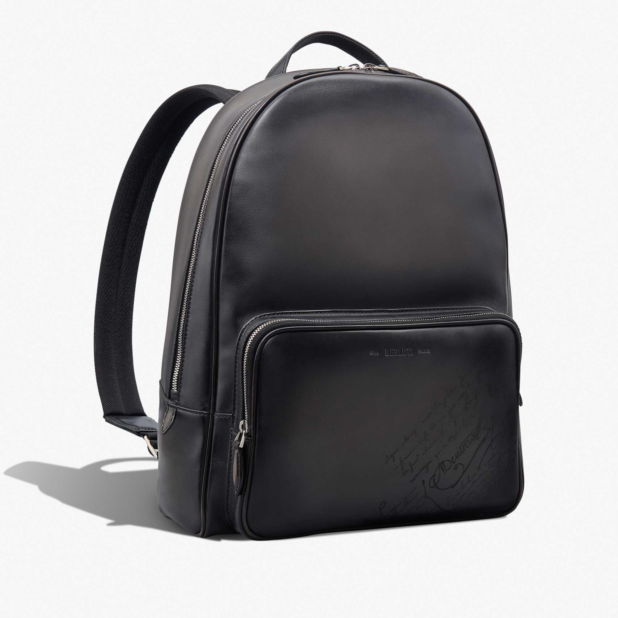 Time Off Scritto Leather Backpack Berluti CA