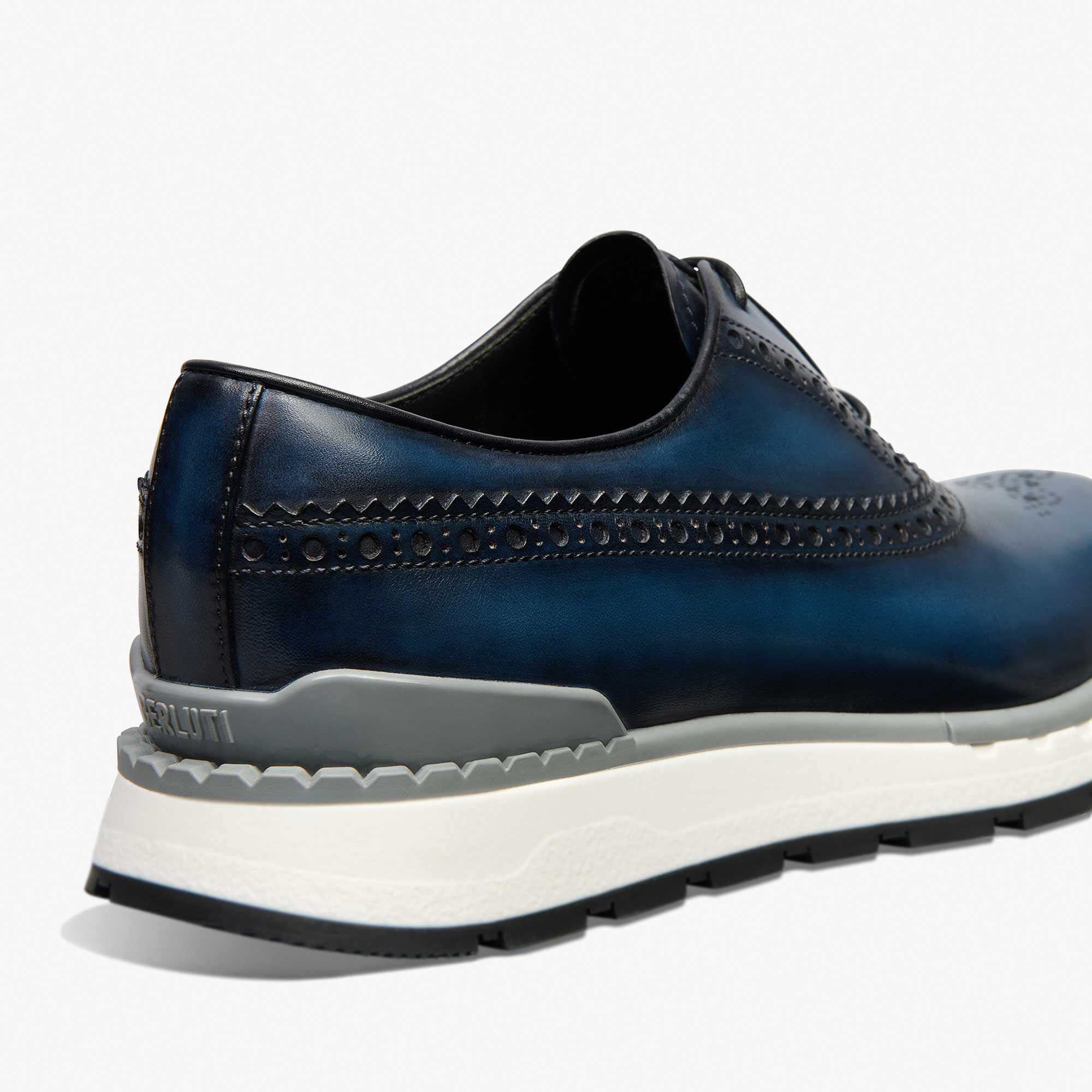 ★Berluti★Fast Track スエードスニーカー Fast Track Scritto Leather And Nylon Sneaker | Berluti US