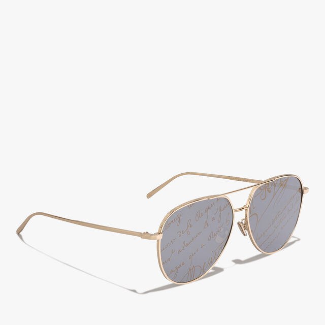 Glint Metal Sunglasses, GOLD + BRONZE, hi-res 2