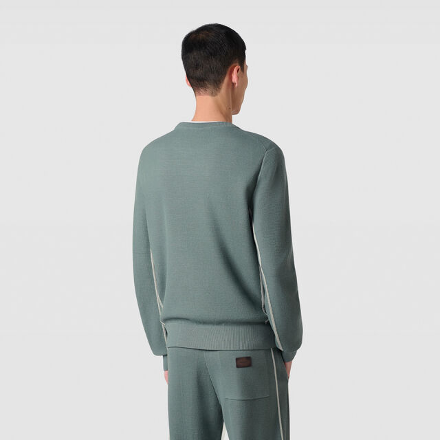 Shadow Crewneck, PRASIN GREEN, hi-res 3