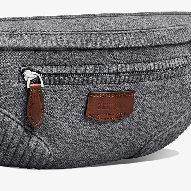Shadow B5820 Cashmere Bumbag, GREY, hi-res 5