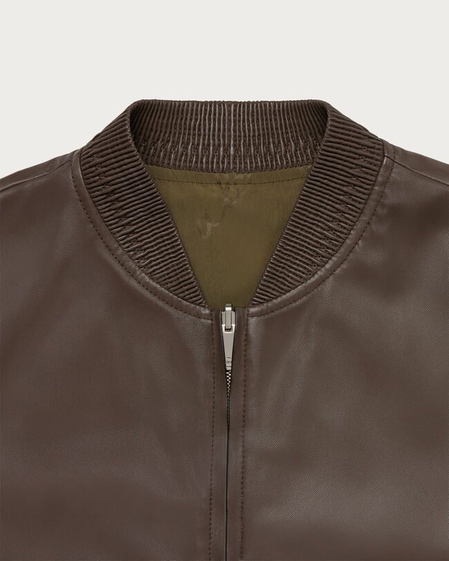 Ultralight Fly Reversible Bomber, Brown Taupe, hi-res