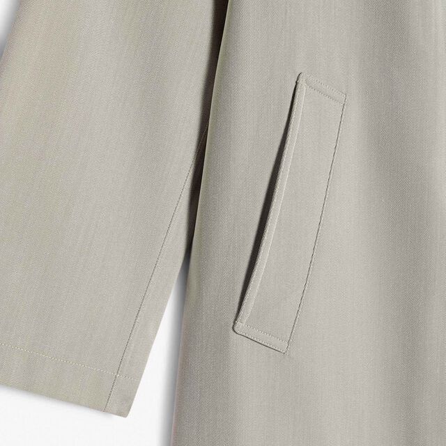 Technical Wool Carcoat, GRES BEIGE, hi-res 8