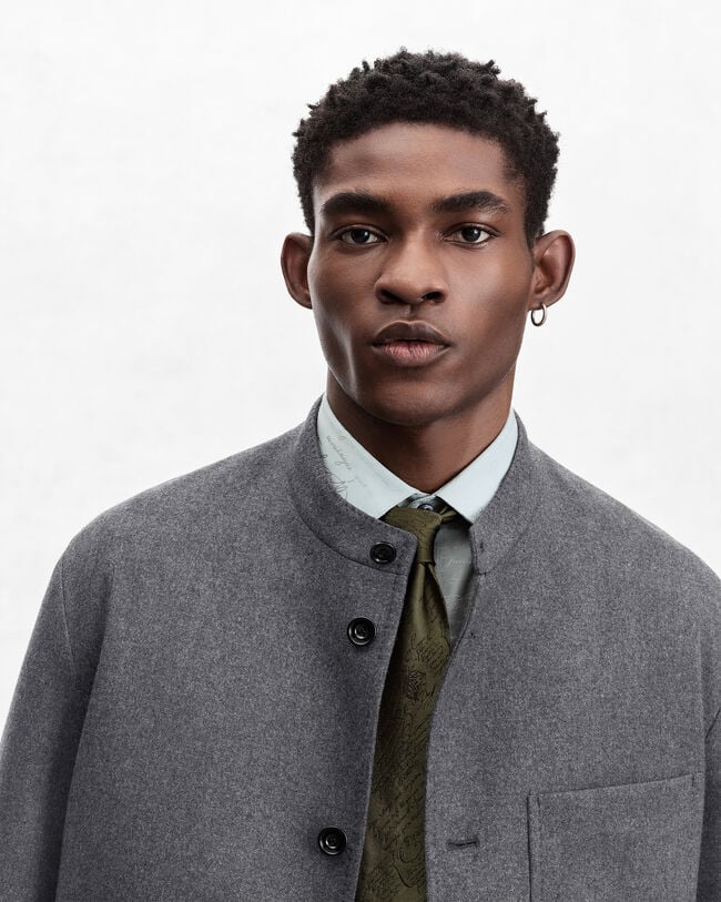 Veste Foresti&egrave;re Cachemire Strech L&eacute;g&egrave;re, Anthracite, hi-res