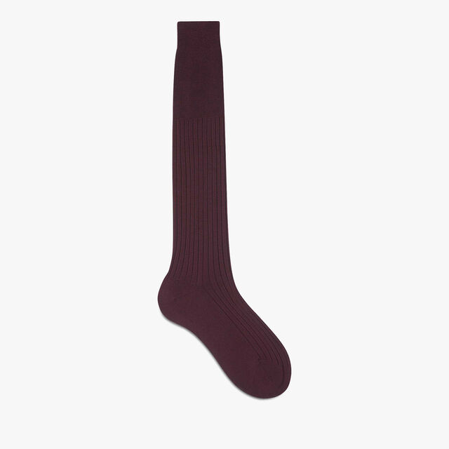 Long Socks, BURGUNDY, hi-res 1