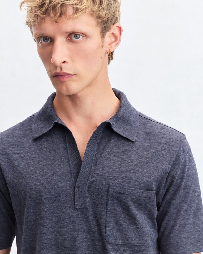 Light Polo, Granite Blue, hi-res