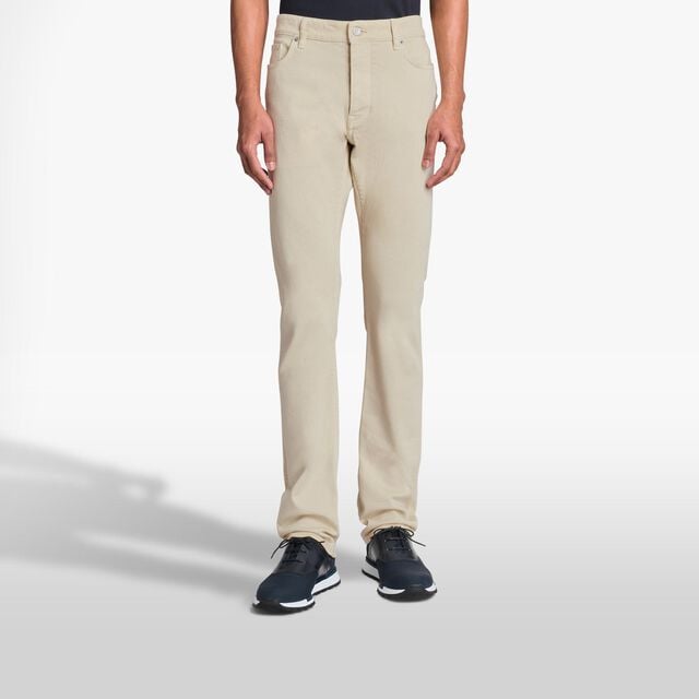 Slim Pants, IVORY, hi-res 2