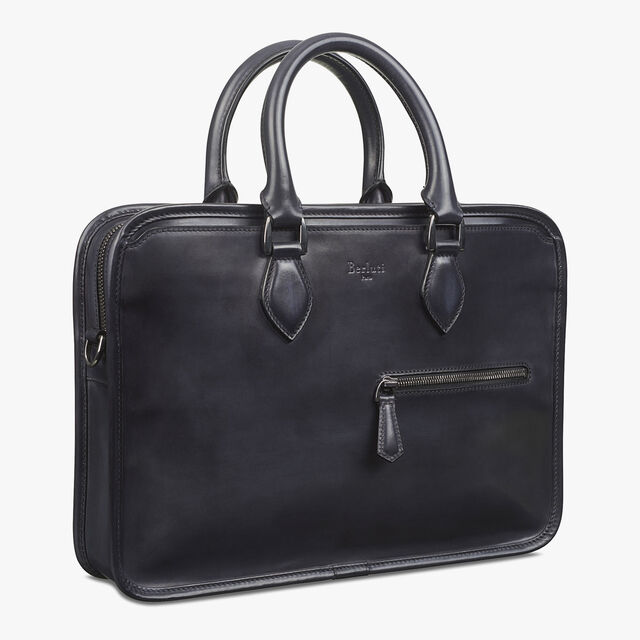 Un Jour Mini Calf Leather Briefcase Berluti Un Jour Mini Calf Leather Briefcase Nero Hi Res