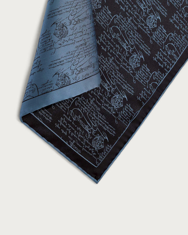 スクリットパターン ハンカチーフ, Denim Spirit, hi-res