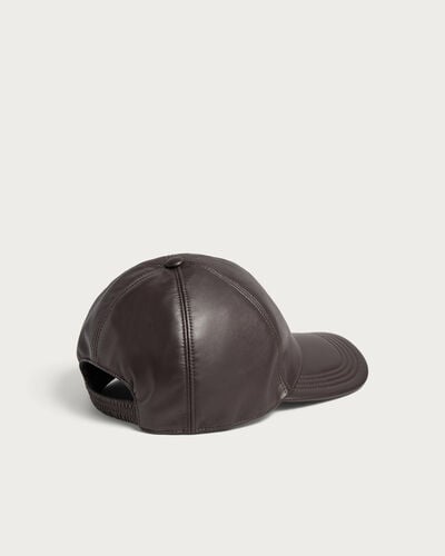 Ultralight Fly Leather Baseball Cap with Leather Detail, Brown Taupe, hi-res