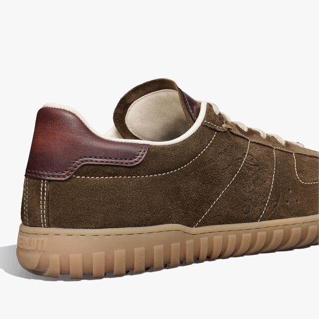 Trainer Suede Sneaker, KAKI, hi-res 5