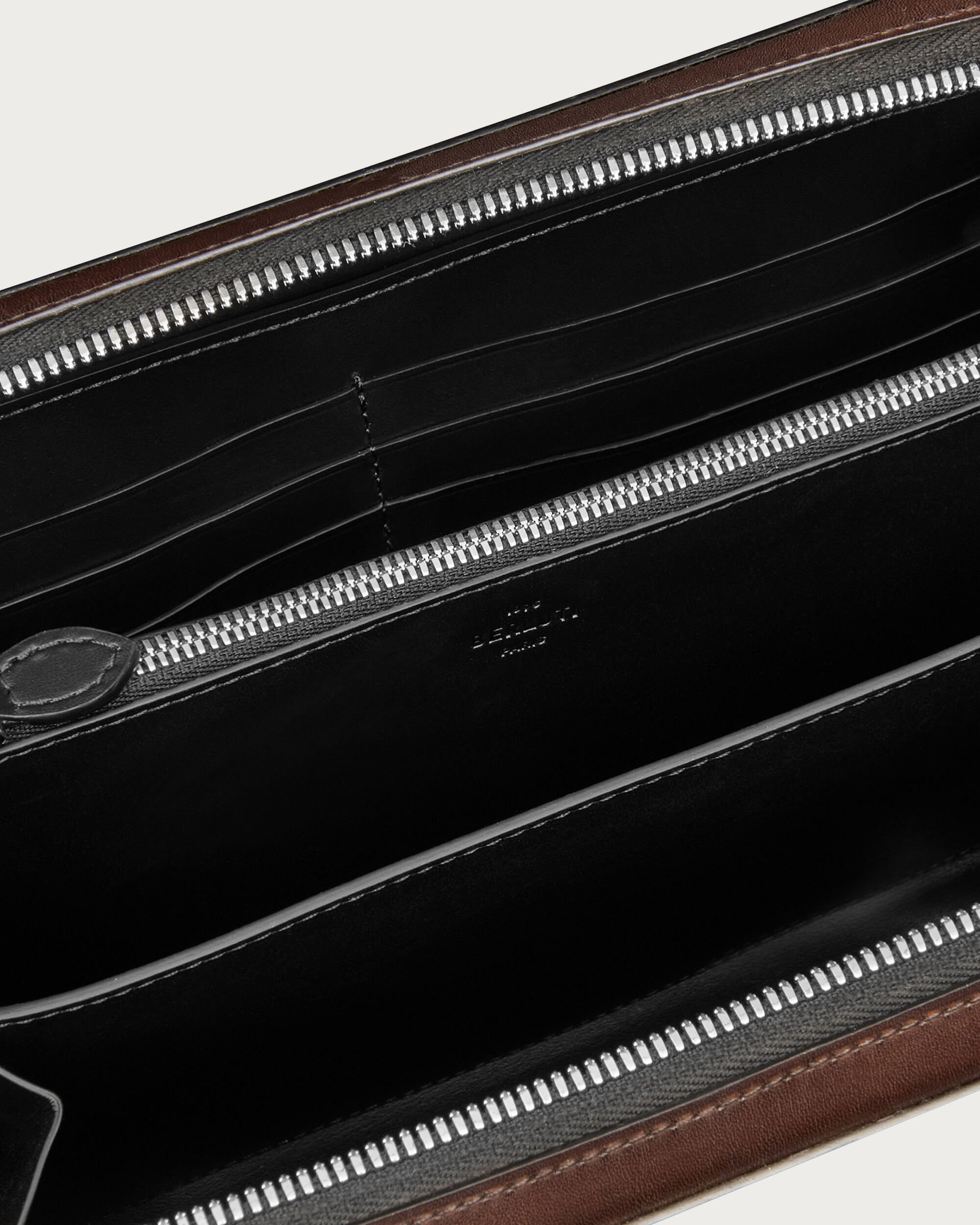 Pochette Zippée Itauba Wide, Cacao Intenso, hi-res