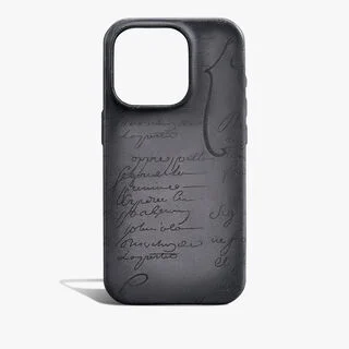 スクリットレザー iPhone 16 Proケース, LIGHT ALUMINIO, hi-res