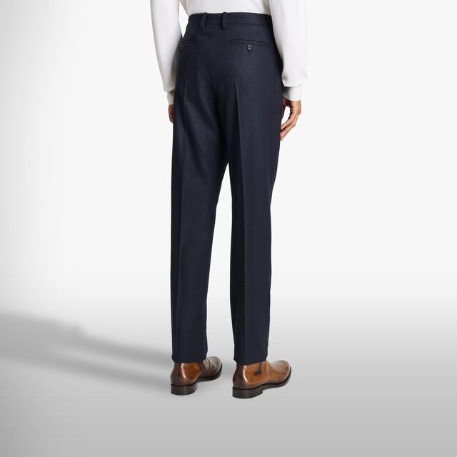 Pantalon En Cachemire Stretch, COLD NIGHT BLUE, hi-res 3