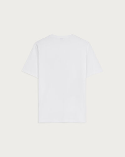 Scritto Embroidery T-shirt, Blanc Optique, hi-res