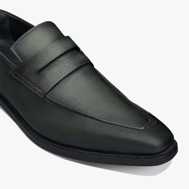 Andy Démesure Neo Flex Venezia Softy Calf Leather Loafer, NERO VERDE, hi-res 6