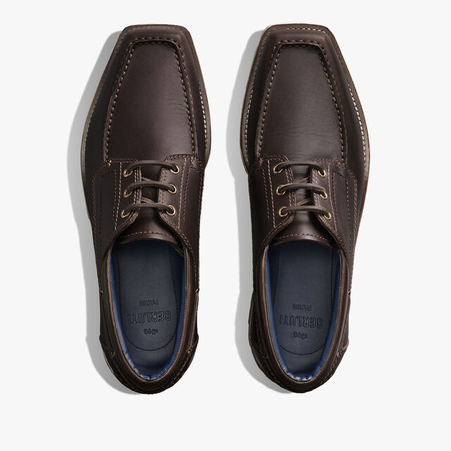 Grand Chemin Leather Derby, DARK BROWN, hi-res 4