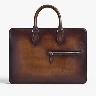 Un Jour Scritto Leather Briefcase Un Jour Scritto Leather Briefcase