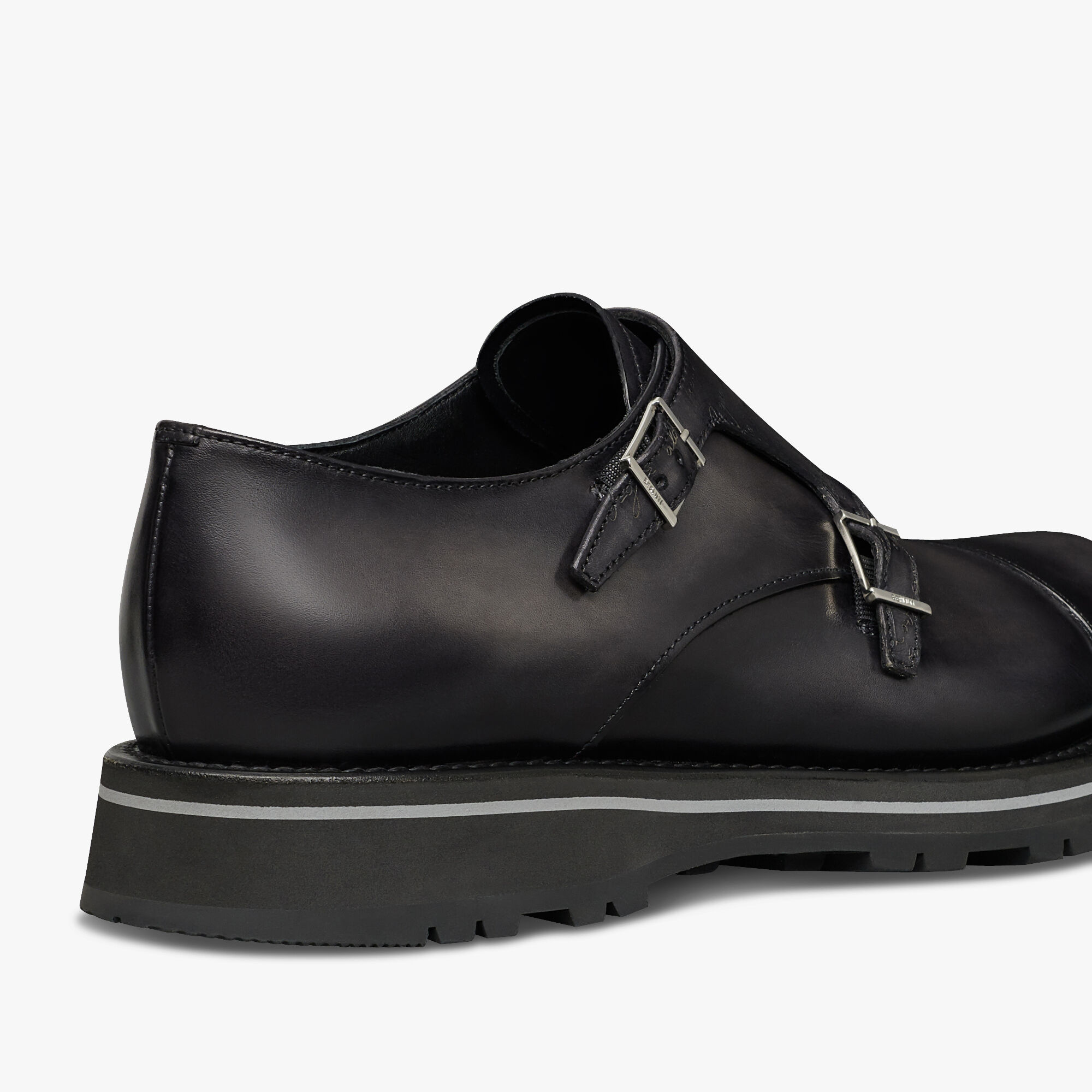 Alessio Padova Scritto Leather Double Monk Shoe Berluti GB