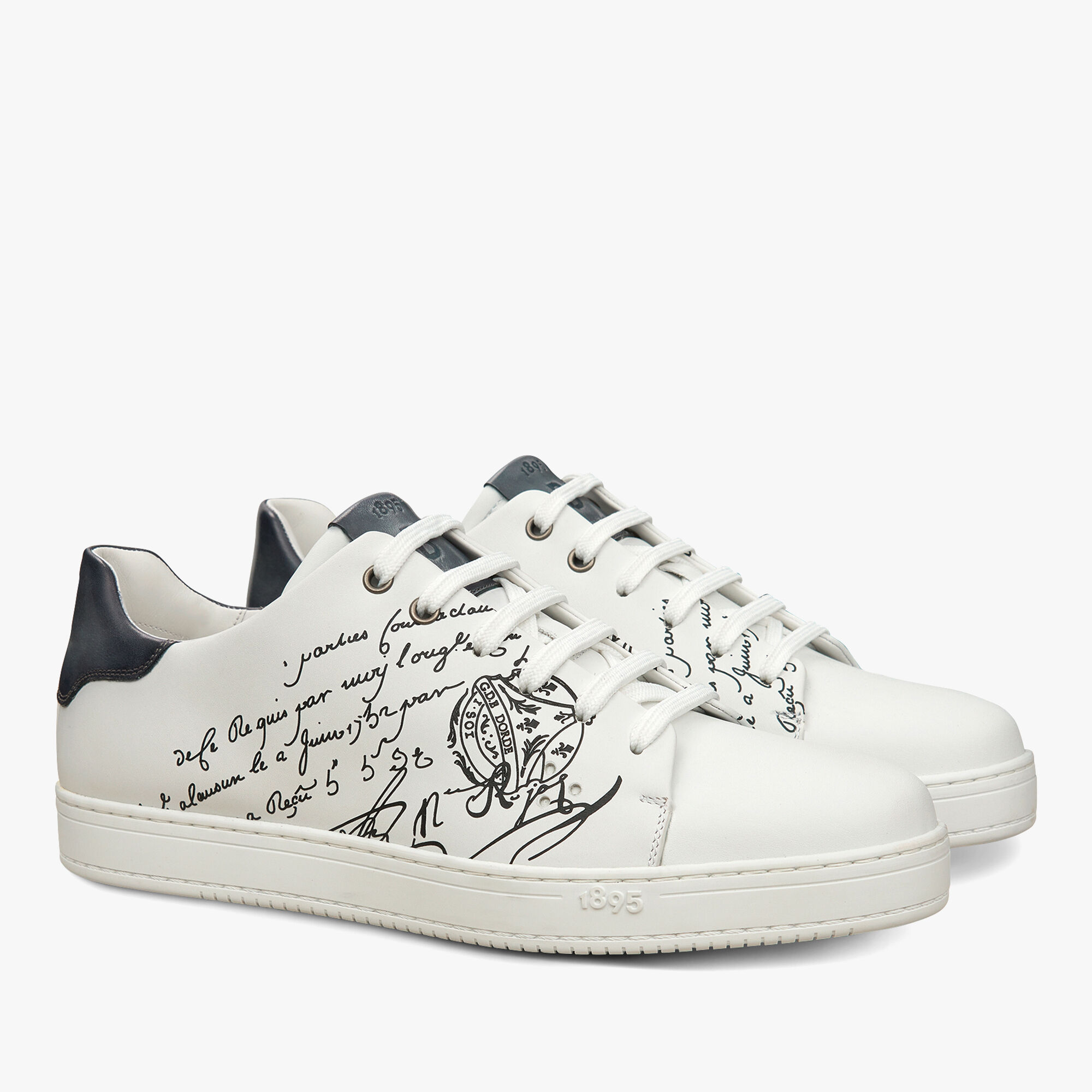 Playtime Scritto Leather Sneaker, LIGHT ALUMINIO, hi-res 2