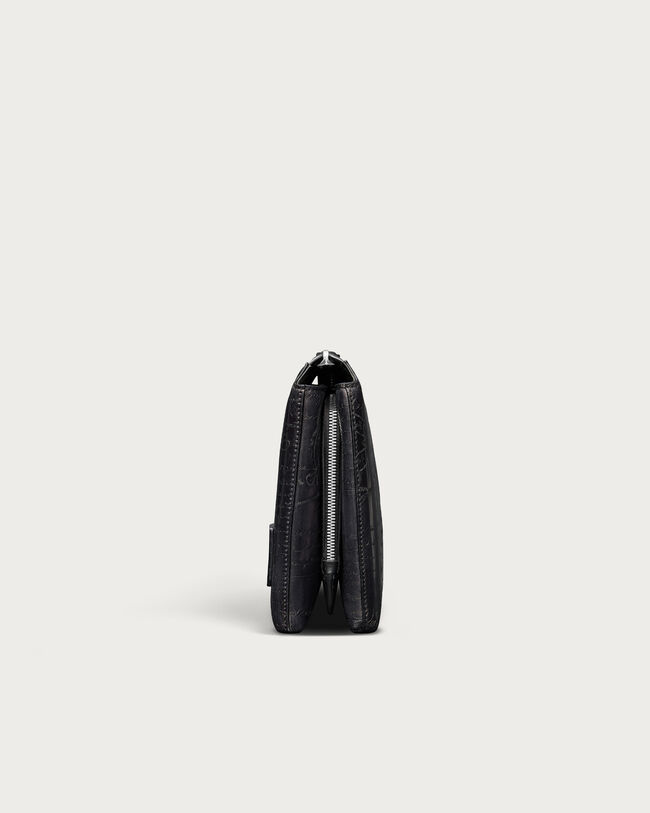 Tersio Zipped Pouch, Nero Grigio, hi-res