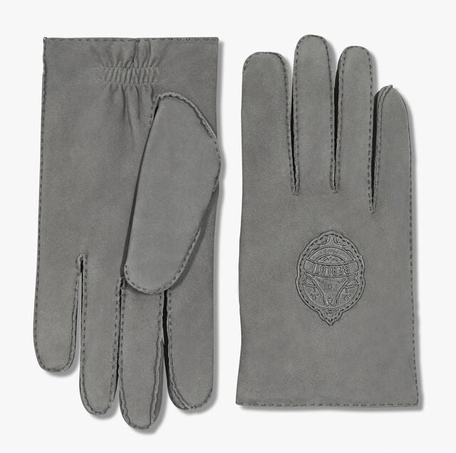 Gants En Cuir, GRIS, hi-res 1