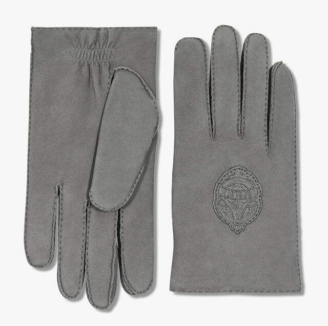 Leather Gloves, GRIS, hi-res 1