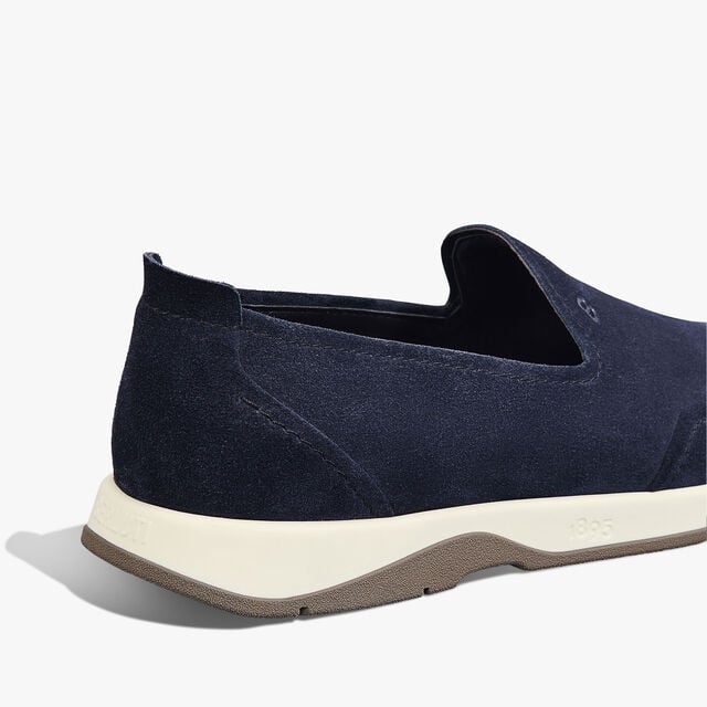 Echappée Suede Calf Loafer, BLU, hi-res 5