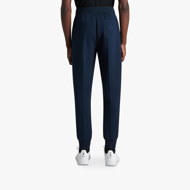 Jogging Trousers With Embroidered Crest, ULTRAMARINE  / LEAD, hi-res 4