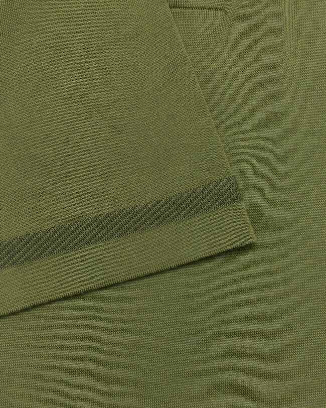 Polo avec Broderie B-Thabor, Acid Green, hi-res