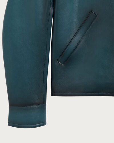 Leather Patina Un Jour Blouson, Meteorite, hi-res
