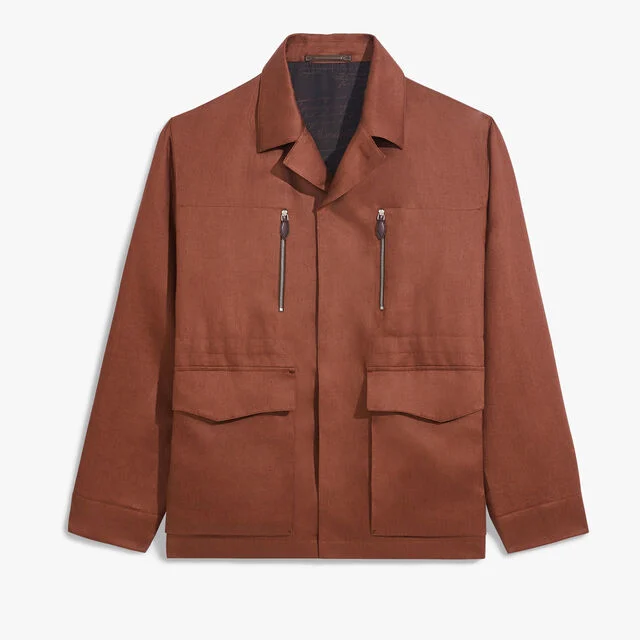 Summer Travel Field Jacket, RUSSET BROWN , hi-res 1